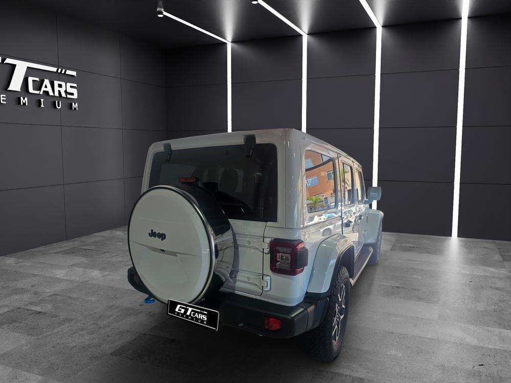Jeep Wrangler 2.0 Sahara 8 ATX E6D PHEV 2022 blanco - foto 4