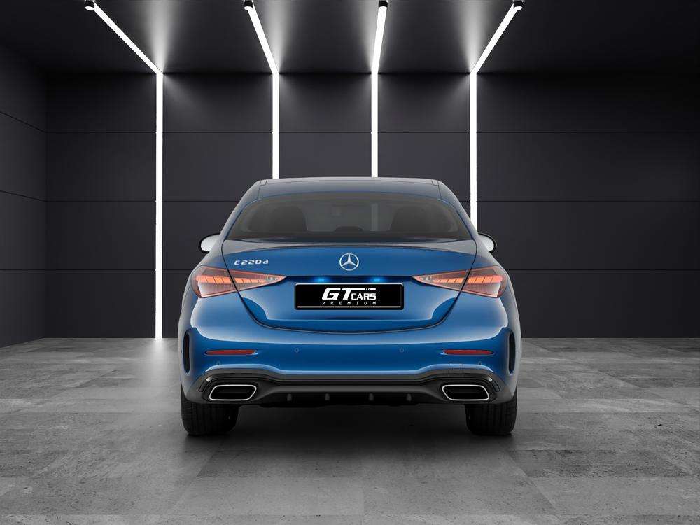 Mercedes-Benz Clase C 220D AMG 2022 azul - foto 6