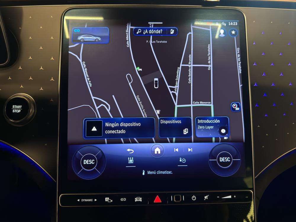 Mercedes-Benz EQE 350 AMG 2023 blanco - foto 12