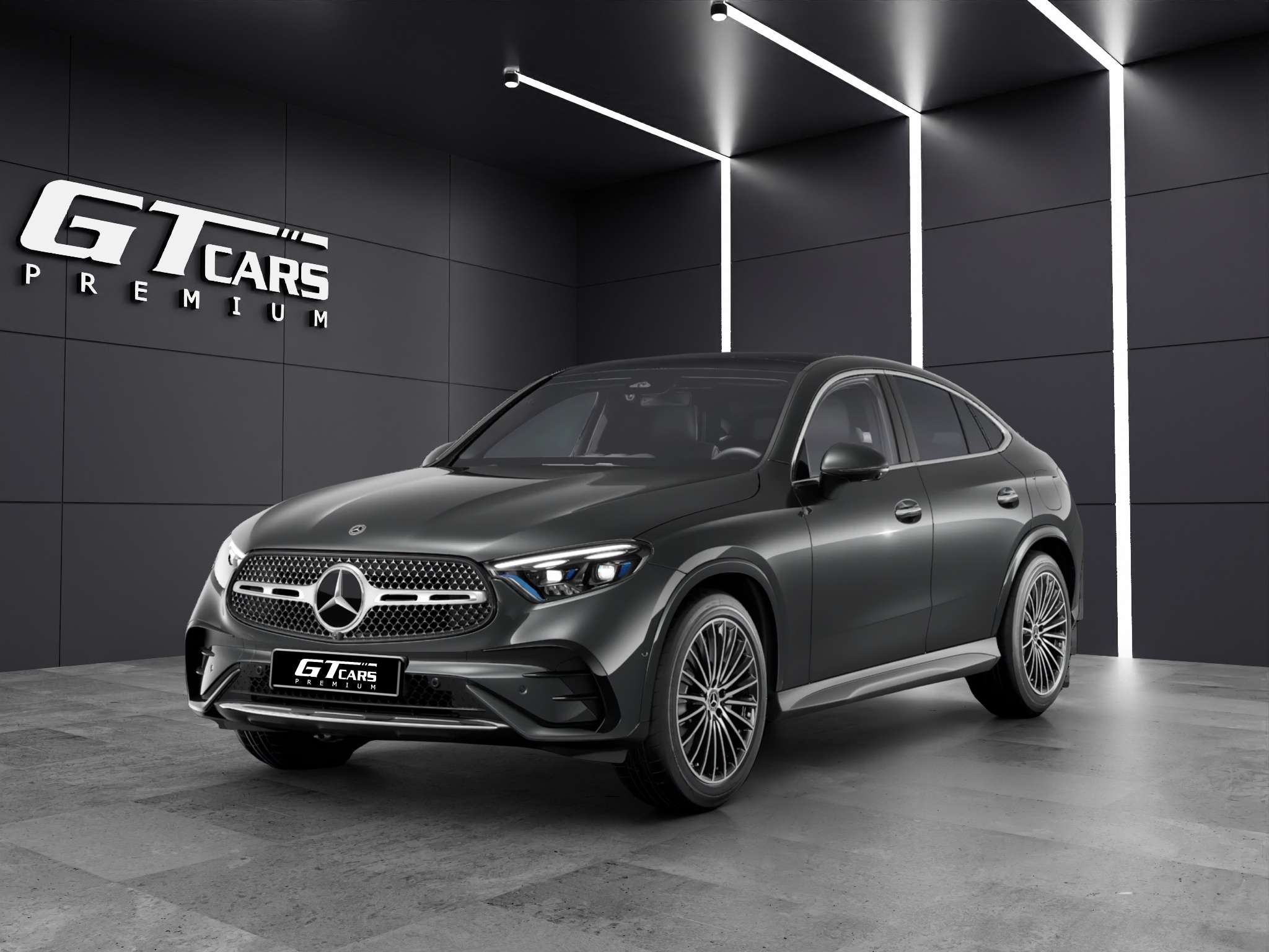 Mercedes-Benz GLC COUPE 300e 4MATIC AMG 2023 gris grafito - foto 2