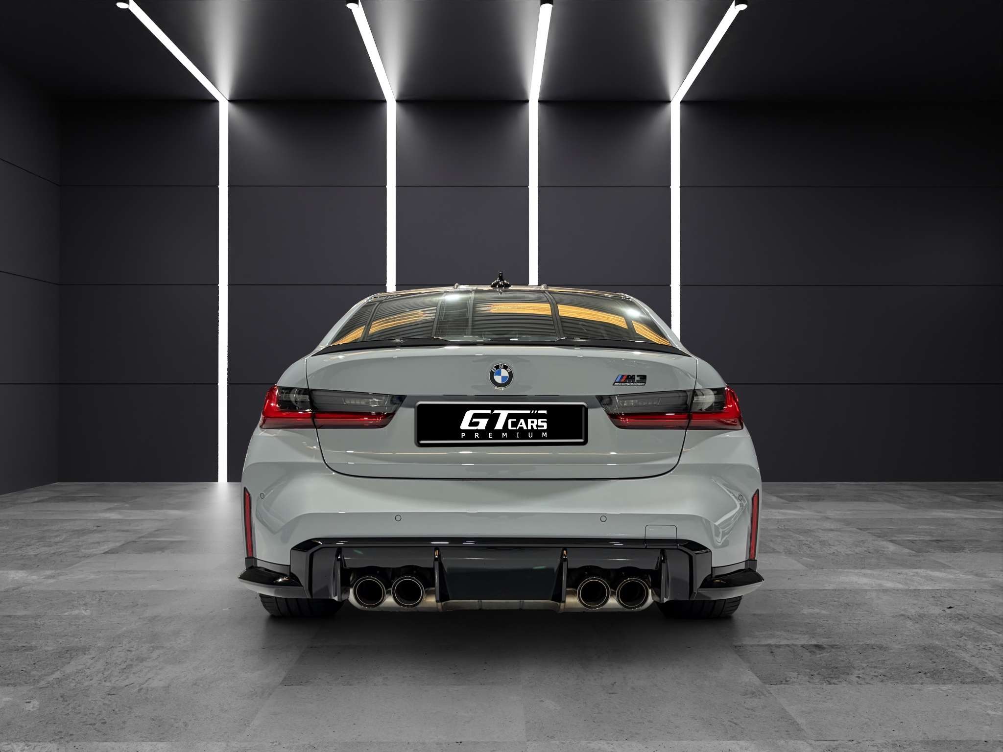BMW M3 Competition 2021 gris - foto 4