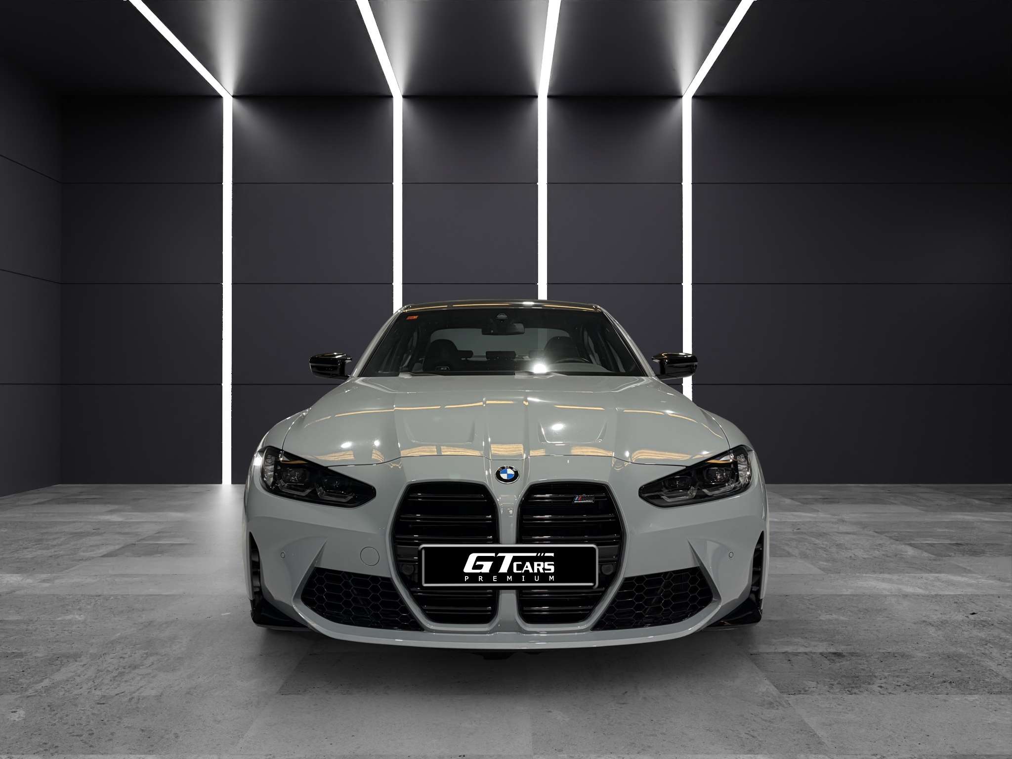 BMW M3 Competition 2021 gris - foto 5