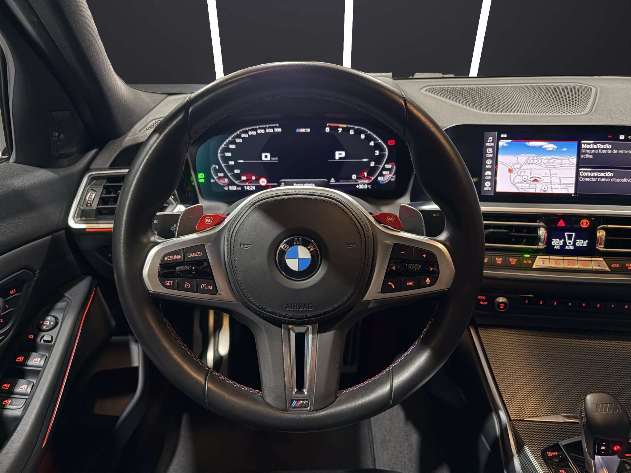 BMW M3 Competition 2021 gris - foto 8