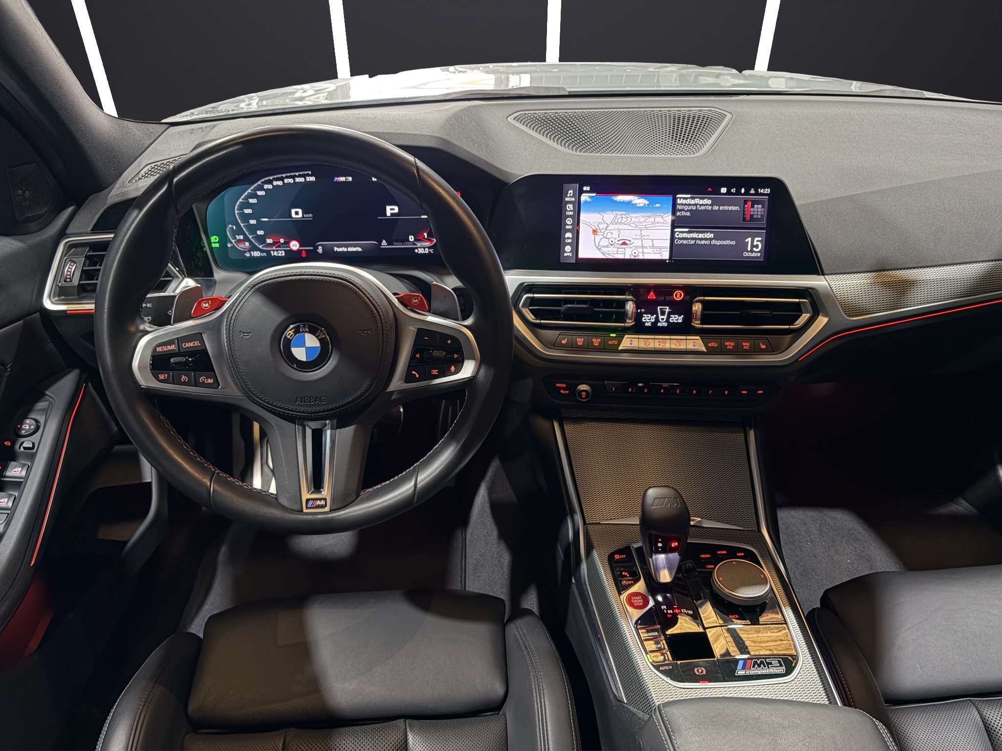 BMW M3 Competition 2021 gris - foto 9