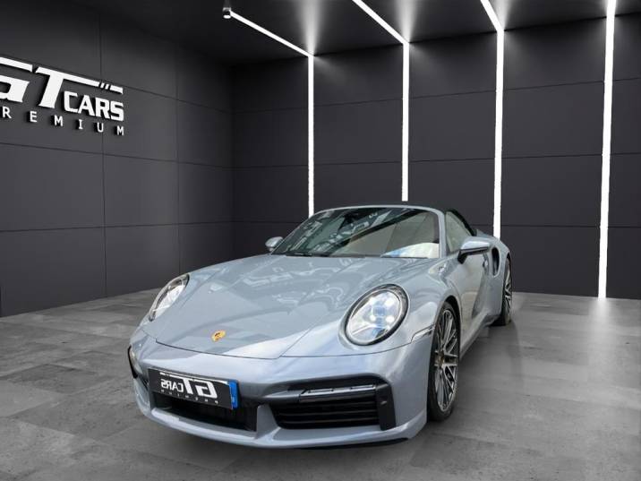 Porsche 911 Turbo Cabriolet 2022 gris
