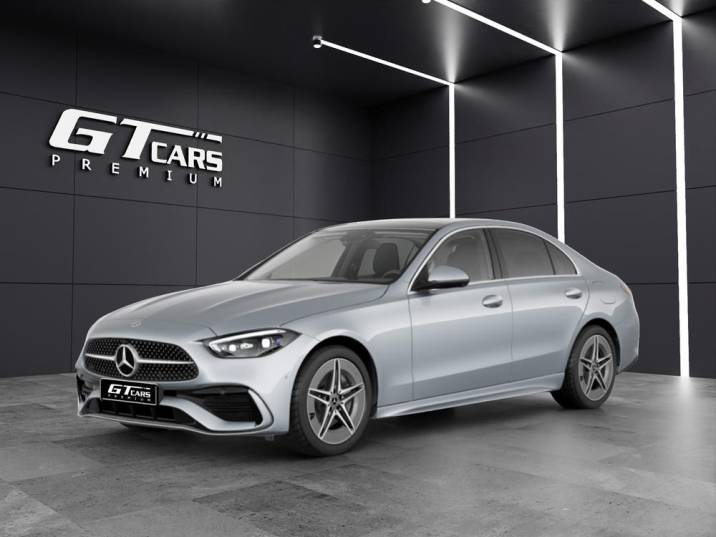 Mercedes-Benz Clase C 300e AMG 2022 gris plata