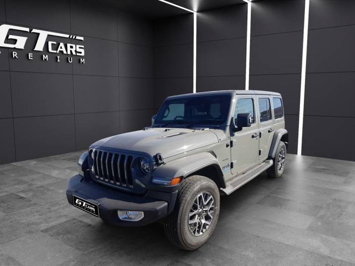 Jeep Wrangler 2.0 Sahara 8 ATX E6D PHEV 2022 gris
