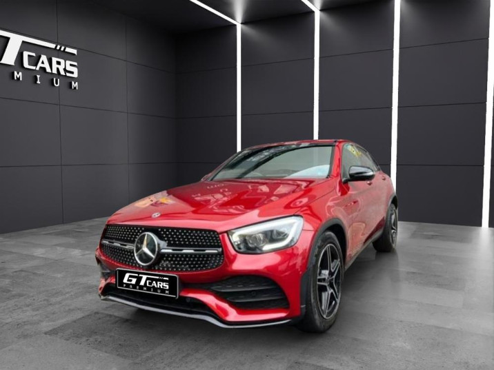 Mercedes-Benz GLC COUPE  220d AMG 2019 rojo jacinto