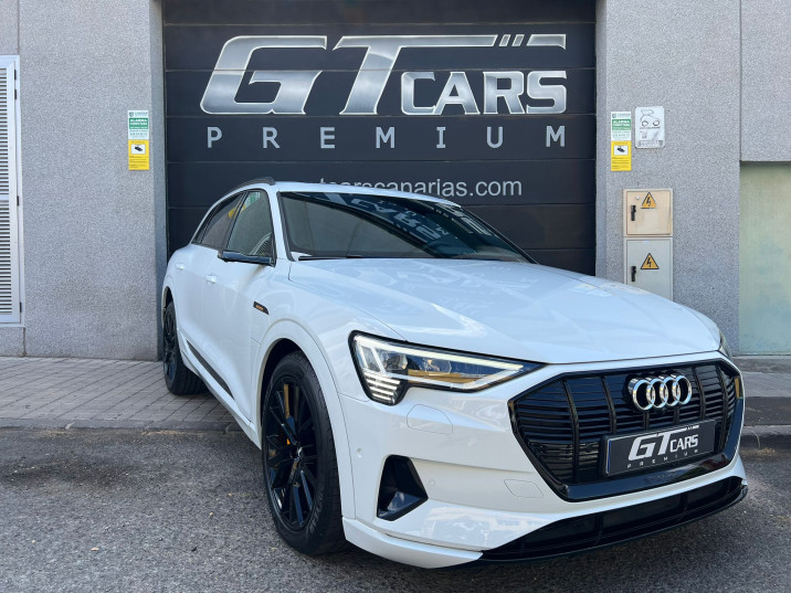 Audi E-tron 55 Quattro Black Edition 2020 blanco