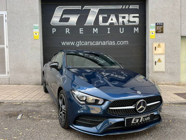 Mercedes-Benz CLA 250 AMG LINE 2021 azul denin