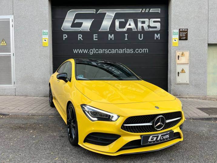 Mercedes-Benz CLA 180 AMG LINE 2019 amarillo