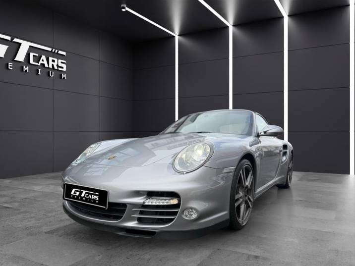 Porsche 911 Turbo Cabriolet 2009 gris