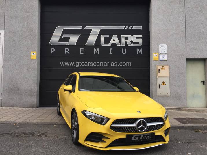 Mercedes-Benz Clase A 250E AMG LINE 2021 amarillo