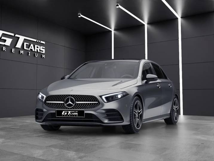 Mercedes-Benz Clase A 250e AMG 2022 gris montaña