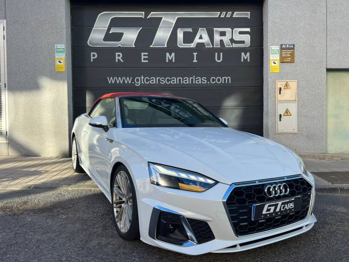 Audi A5 Cabrio 40d S-Line 2021 blanco