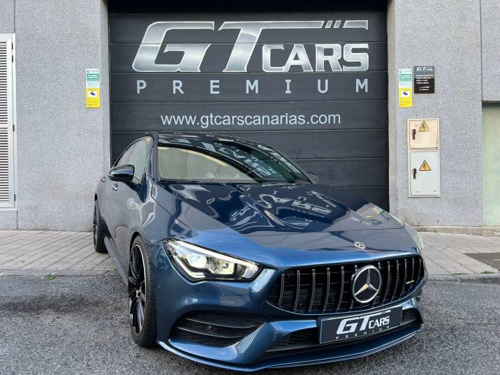 Mercedes-Benz CLA AMG LINE 2020 azul denin