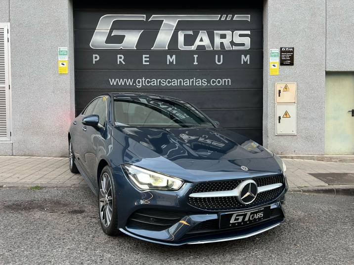 Mercedes-Benz CLA 250E AMG 2020 azul denin