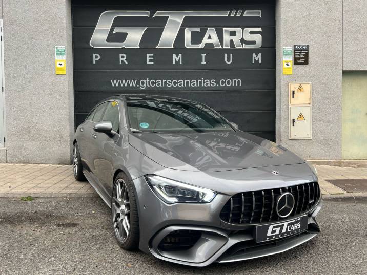 Mercedes-Benz CLA 45-S AMG 2020 gris montaña