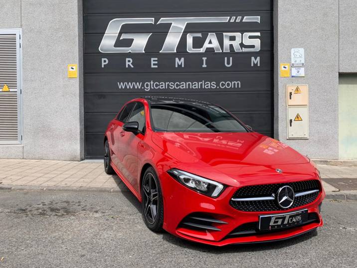 Mercedes-Benz Clase A 180d  AMG 2019 rojo