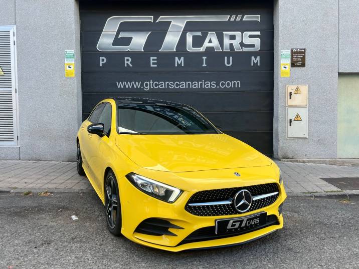 Mercedes-Benz Clase A 200d AMG 2019 amarillo