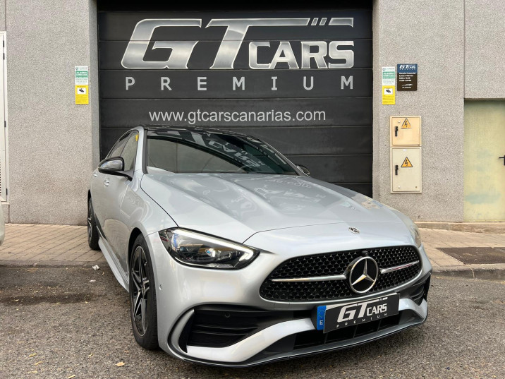Mercedes-Benz Clase C 300e AMG 2022 gris plata